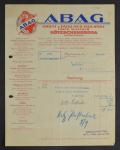 Vorschaubild von ABAG, Asbest- u. Packungs-Industrie Erich Walther, Kötzschenbroda Bezirk Dresden