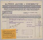 Vorschaubild von Alfred Jacobi, Chemnitz - Fabrikation von Benzanul für die Industrie und Fabrikation chemischer Produkte