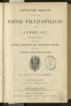 Vorschaubild von [Amtlicher Bericht über die Wiener Weltausstellung im Jahre 1873]