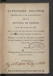 Vorschaubild von Catecismo Politico Arreglado A La Constitucion De La Republica De Colombia De 30 De Agoste De 1821