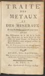 Vorschaubild von Traité Des Metaux Et Des Mineraux, Et des Remedes qu'on en peut tirer