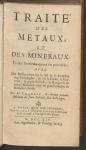 Vorschaubild von Traité Des Métaux, Et Des Mineraux, Et des Remèdes, qu'on en peut tirer