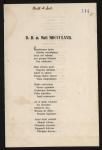 Vorschaubild von D. II. m. Maii MDCCCLXVII, Den 2. Mai 1867 [Gedichte zur Einweihung und dem Jubiläum des Gymnasiums zu Budissin d. 1. u. 2. Mai 1867]