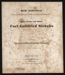 Vorschaubild von Dem Andenken ihres hochverehrten, verklärten Collegen und Freundes des Herrn Rectors und Ritters Carl Gottfried Siebelis ... Den 10. August 1843