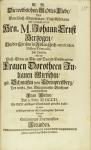 Vorschaubild von Die wolbelohnte Gottes Liebe, Wird Dem Hoch-Ehrwürdigen, Hoch-Achtbaren und Hochgelahrten Hrn. M. Johann Ernst Hertzogen, Bey der Kirchen in Zittau Hoch-meritirten Pastori Primario, Als Derselbe mit der Hoch-Edlen ... Frauen Dorotheen Julianen Girischin, geb. Schmeißin von Ehrenpreißberg, Des wolsel. Hrn. Bürgermeister Girischens nachgelassenen Frau Witwe, Den 21 Febr. MDCCII. Ein Gott gefälliges Ehverlöbnüs getroffen hatte: in einer ... Harmonie besungen Von Getreuen und Harmonischen Freunden