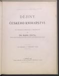 Vorschaubild von Dějiny českého knihařstvi