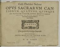 Vorschaubild von Opus sacrarum cantionum