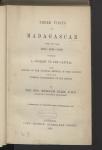 Vorschaubild von Three visits to Madagascar during the years 1853 - 1854 - 1856