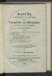 Vorschaubild von Manuel d'Engelmann et de Reichard pour les Voyageurs en Allemagne et dans les pays limitrophes
