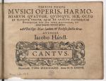 Vorschaubild von Tertius tomus musici operis, harmoniarum