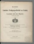 Vorschaubild von Geschichte der Lausitzer Predigergesellschaft zu Leipzig und Verzeichniss aller ihrer Mitglieder vom Jahre 1716-1866