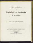 Vorschaubild von Ueber den Einfluss der Beschaffenheiten der Gesteine auf die Architektur