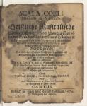Vorschaubild von Scala coeli musicalis & spiritualis. Das ist: Geistliche Musicalische Himmels-Leiter ...