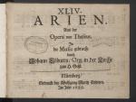 Vorschaubild von XLIV. Arien, Aus der Opera von Theseus