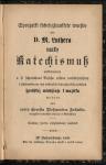 Vorschaubild von Spocžatki kschescźijanskeje wucžby abo D. M. Luthera mały Katechismuß