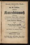 Vorschaubild von Spocżatki kscheszijanskeje Wucżby aby D. M. Luthera mały Katechismuß