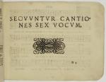 Vorschaubild von Cantiones sacrae quinque et sex vocum harmonicis numeris in gratiam musicorum compositae