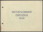Vorschaubild von Musiksommer Dresden 1939