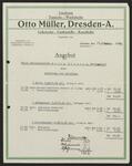 Vorschaubild von Otto Müller, Dresden-A., Linoleum, Teppiche, Wachstuche, Ledertuche, Läuferstoffe, Kunstleder