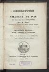 Vorschaubild von Description Du Chateau De Pau Et De Ses Dépendances
