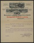 Vorschaubild von Schubert & Salzer Maschinenfabrik, Aktiengesellschaft, Zweigwerk H. Alban Ludwig, Chemnitz