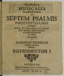 Vorschaubild von Suspiria musicalia cordis ardentissima ex septem psalmis