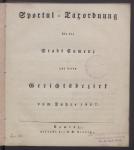 Vorschaubild von Sportul-Taxordnung für die Stadt Camenz und deren Gerichtsbezirk vom Jahre 1827