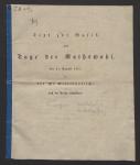 Vorschaubild von Text zur Musik am Tage der Rathswahl, den 27. August 1827 in der St. Nikolauskirche