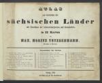 Vorschaubild von Atlas zur Geschichte der sächsischen Länder mit Einschluss der Schwarzburgischen und Reussischen