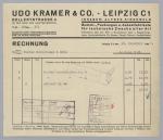 Vorschaubild von Udo Kramer & Co., Leipzig, Inhaber: Alfred Singewald, Technische Gummiwaren