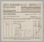 Vorschaubild von Udo Kramer & Co., Inhaber Alfred Singewald, Technische Gummiwaren, Leipzig