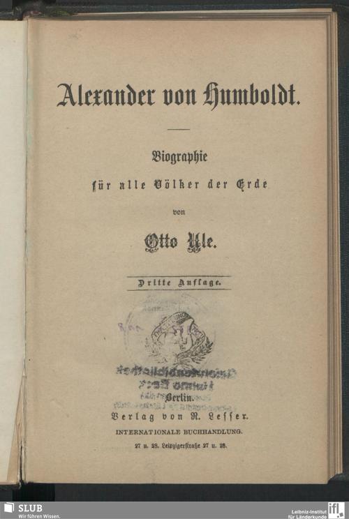 Vorschaubild von Alexander von Humboldt
