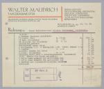 Vorschaubild von Walter Maudrich, Tapezierermeister, Spezial-Geschäft für Polstermöbel, Dekoration, Linoleum, Lederwaren, Waldheim