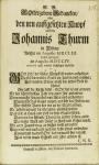 Vorschaubild von Gottergebene Gedancken, über den neu auffgesetzten Knopf auff den Johannis Thurm in Zittau