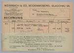 Vorschaubild von Weissbach & Co., Seidenweberei, Glauchau