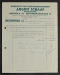 Vorschaubild von Werkstatt für Inneneinrichtungen August Schaaf, Tischlermeister, Dresden-A.