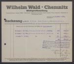 Vorschaubild von Wilhelm Wald, Chemnitz, Mehlgroßhandlung
