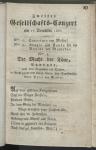 Vorschaubild von Zweites Gesellschafts-Conzert am 17. Dezember 1820