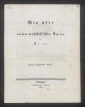 Vorschaubild von Statuten des naturwissenschaftlichen Vereins des Harzes