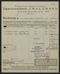 Vorschaubild von Zigarettenfabrik J. Malzmann G.m.b.H., Dresden-A., Zigaretten-Import-Export