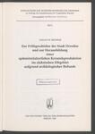 Vorschaubild von Zur Frühgeschichte der Stadt Dresden und zur Herausbildung einer spätmittelalterlichen Keramikproduktion im sächsischen Elbgebiet aufgrund archäologischer Befunde