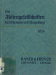 Vorschaubild von [Die Aktiengesellschaften von Chemnitz und Umgebung ...]