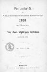 Festschrift der Naturwissenschaftlichen Gesellschaft Isis in Dresden zur Feier ihres 50jährigen Bestehens am 14. Mai 1885