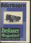 Güterwagen Dessauer Waggonfabrik