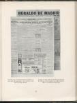 Heraldo de Madrid - Textseite mit zwischengestreuten Anzeigen