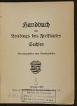 Handbuch des Landtags des Freistaates Sachsen