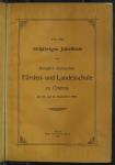 Vorschaubild von Von dem 350jährigen Jubelfeste der Königlich Sächsischen Fürsten- und Landesschule zu Grimma am 23. und 24. September 1900
